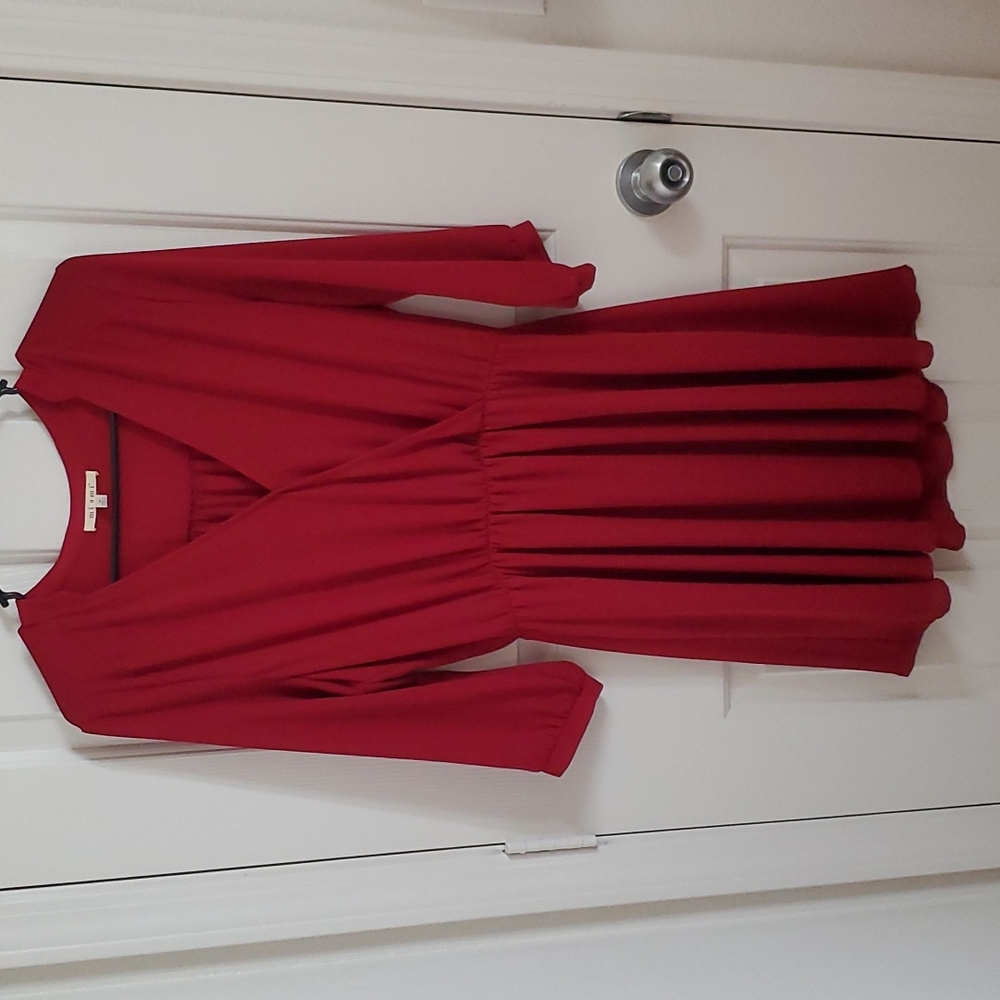 Red Dress, Miami, M, Red/Maroon
